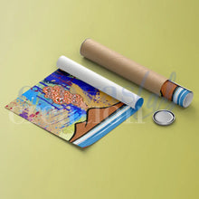 Carica l&#39;immagine nel visualizzatore di Gallery, Vesuvio Pizza - Quadri Moderni di Napoli su Tela
