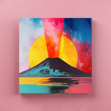 Carica l'immagine nel visualizzatore di Gallery, Vesuvio Canvas Pop - Quadri Moderni di Napoli su Tela
