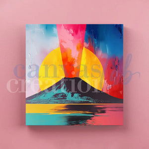 Vesuvio Canvas Pop - Quadri Moderni di Napoli su Tela