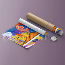 Carica l&#39;immagine nel visualizzatore di Gallery, Vesuvio Tombola - Quadri Moderni di Napoli su Tela
