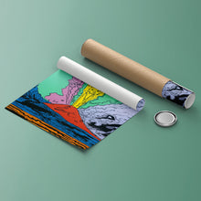 Carica l'immagine nel visualizzatore di Gallery, Vesuvio Moderno - Quadri Moderni di Napoli su Tela
