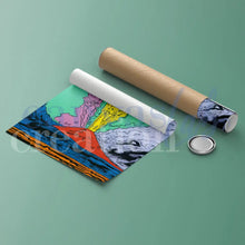 Carica l&#39;immagine nel visualizzatore di Gallery, Vesuvio Moderno - Quadri Moderni di Napoli su Tela
