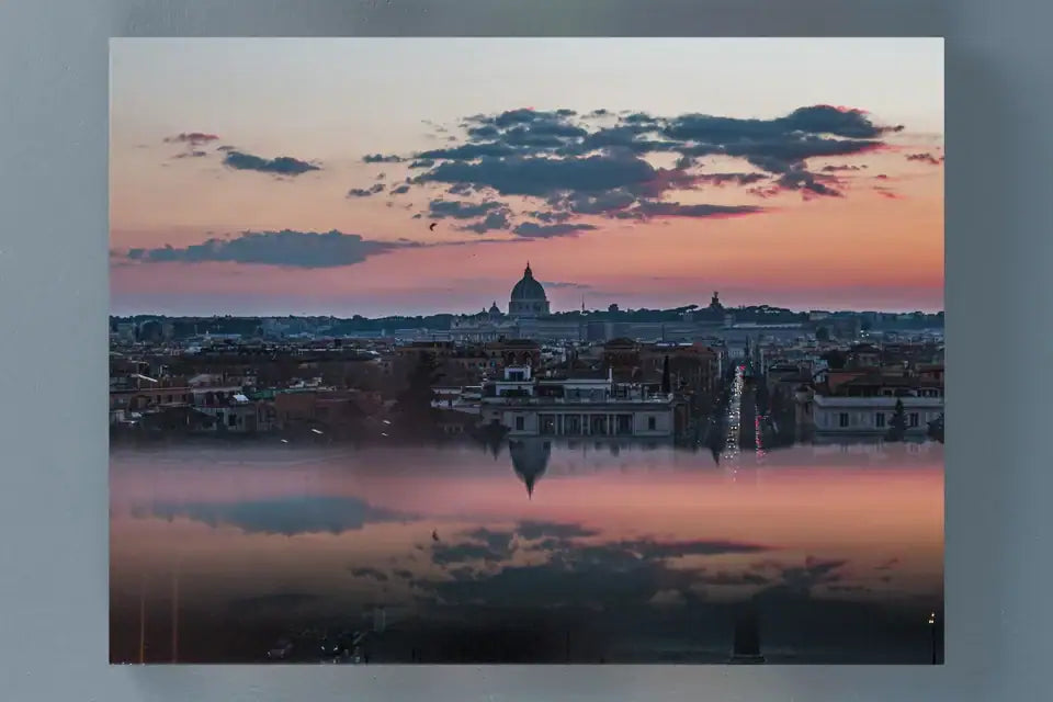 Fotografía de autor — quadro su tela ambientato