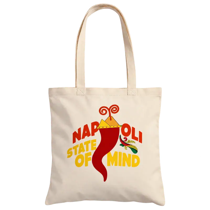 Shopper in cotone Napoli State of Mind
