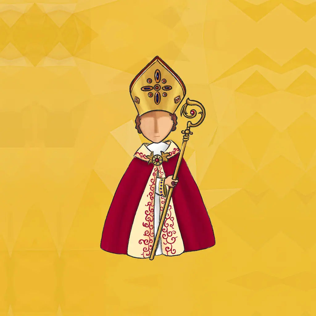 San Gennaro su fondo oro