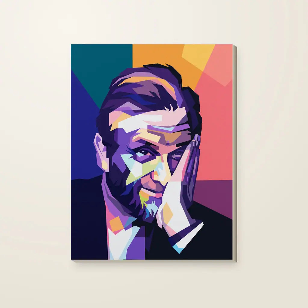 De Crescenzo Pop Art — stampa su tela, con telaio in legno