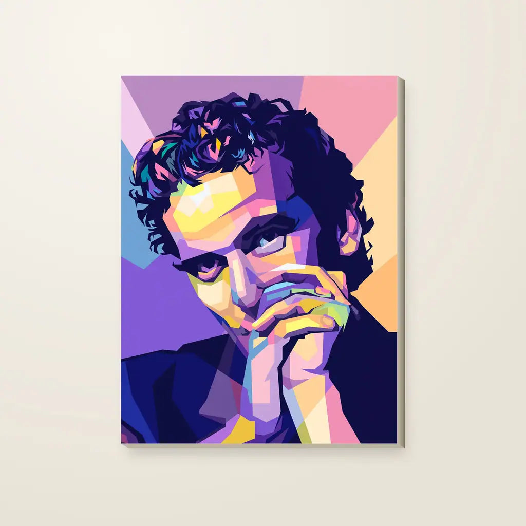 Troisi Pop Art — stampa su tela, con telaio in legno