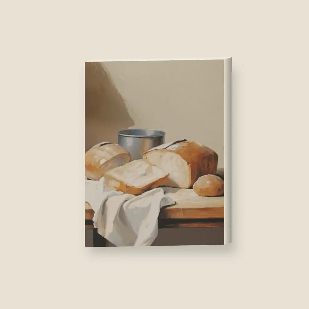 Bread — stampa su tela, con telaio in legno
