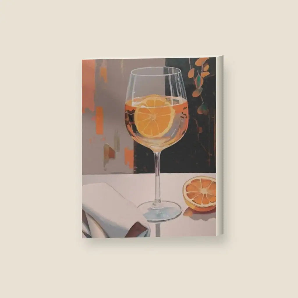 Calice Cocktail — stampa su tela, con telaio in legno