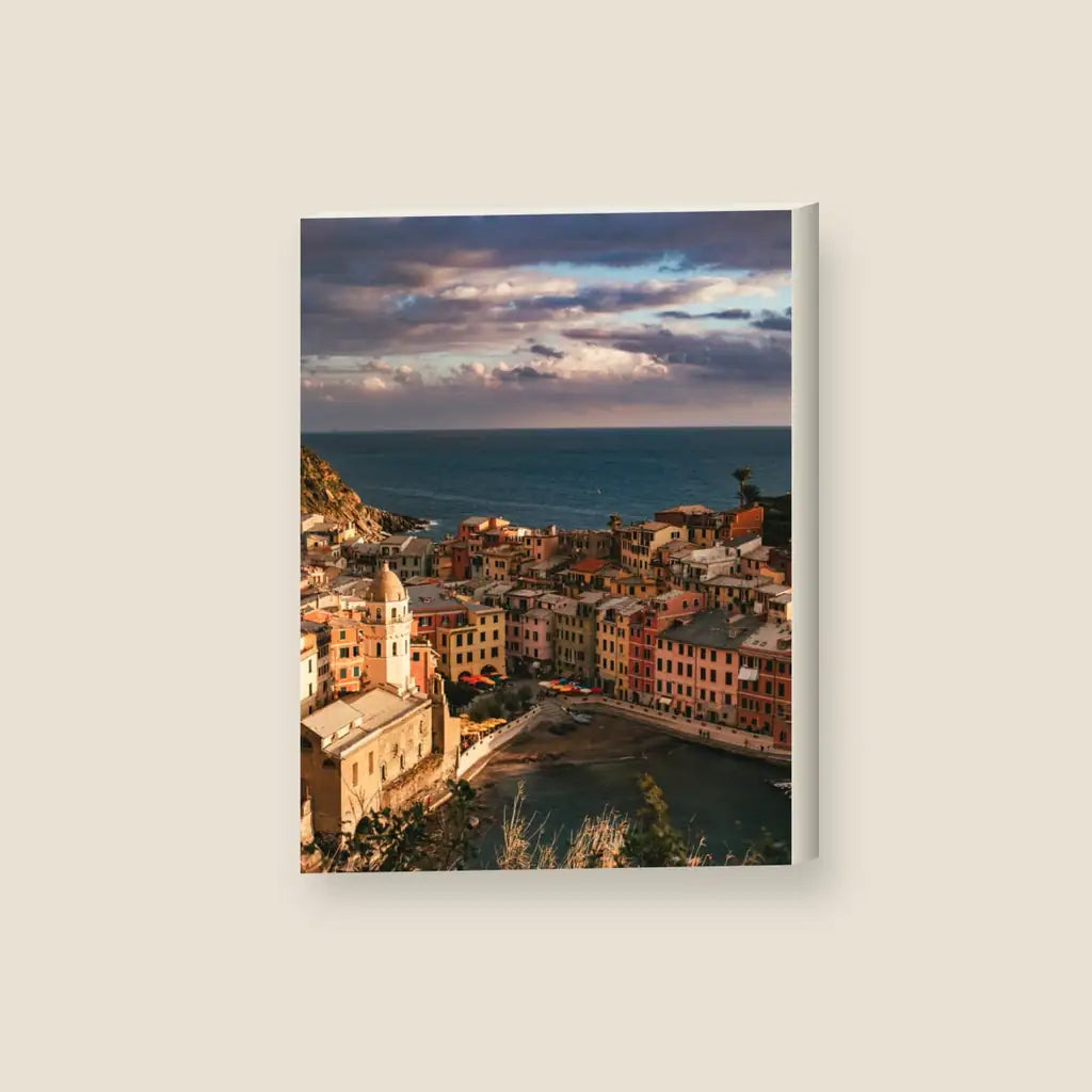 Cinque Terre 2.0 — stampa su tela, con telaio in legno