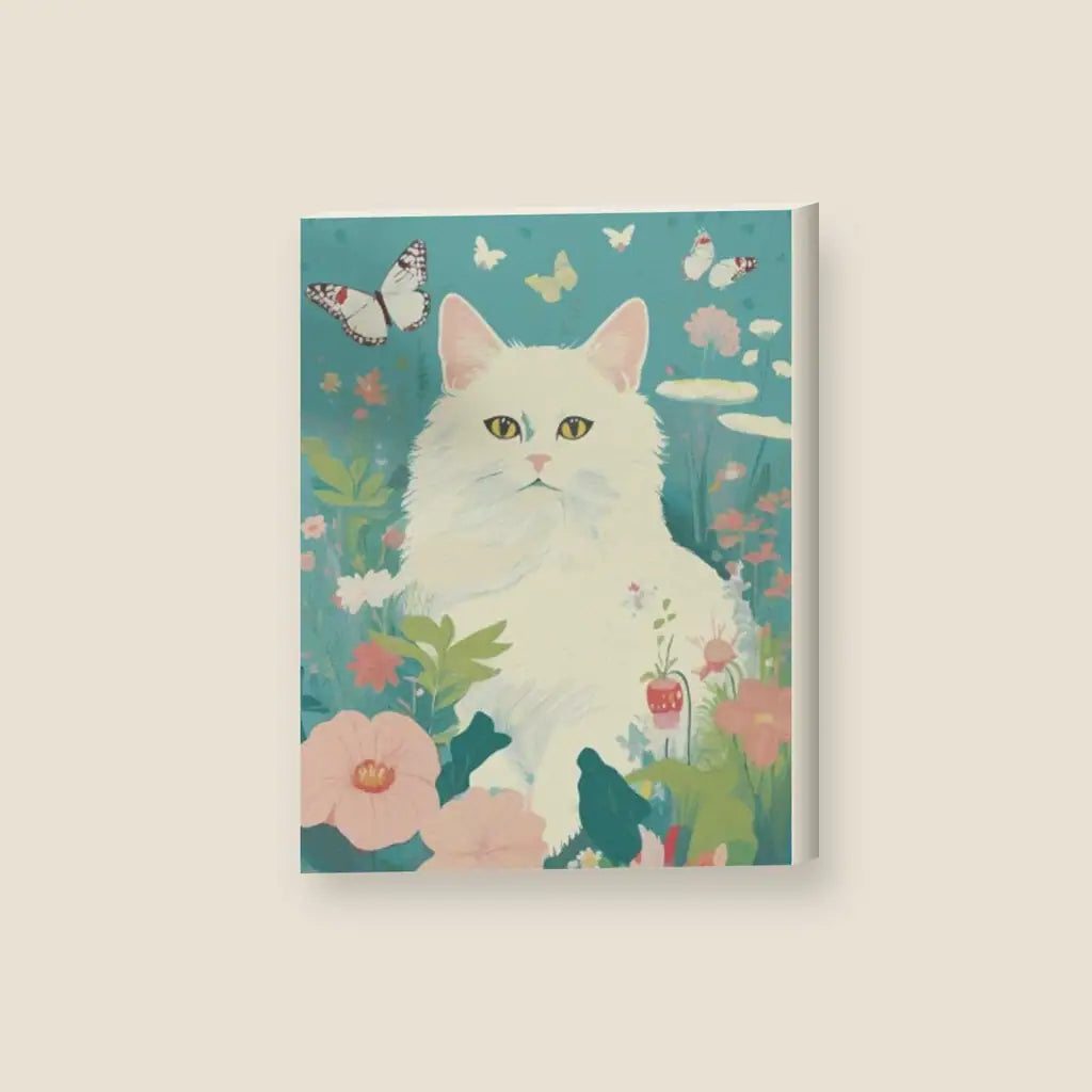 Gatto Dream — stampa su tela, con telaio in legno