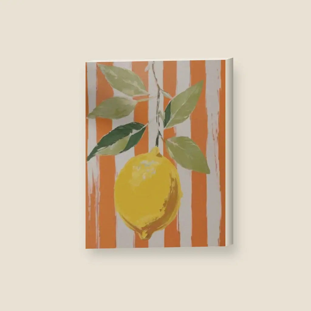 Limone — stampa su tela, con telaio in legno