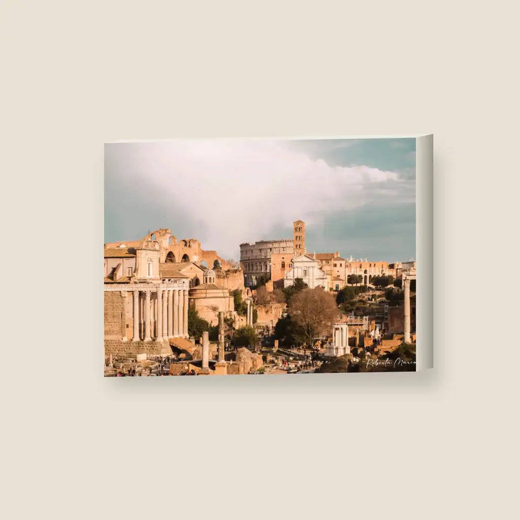 Roma Eterna — stampa su tela, con telaio in legno