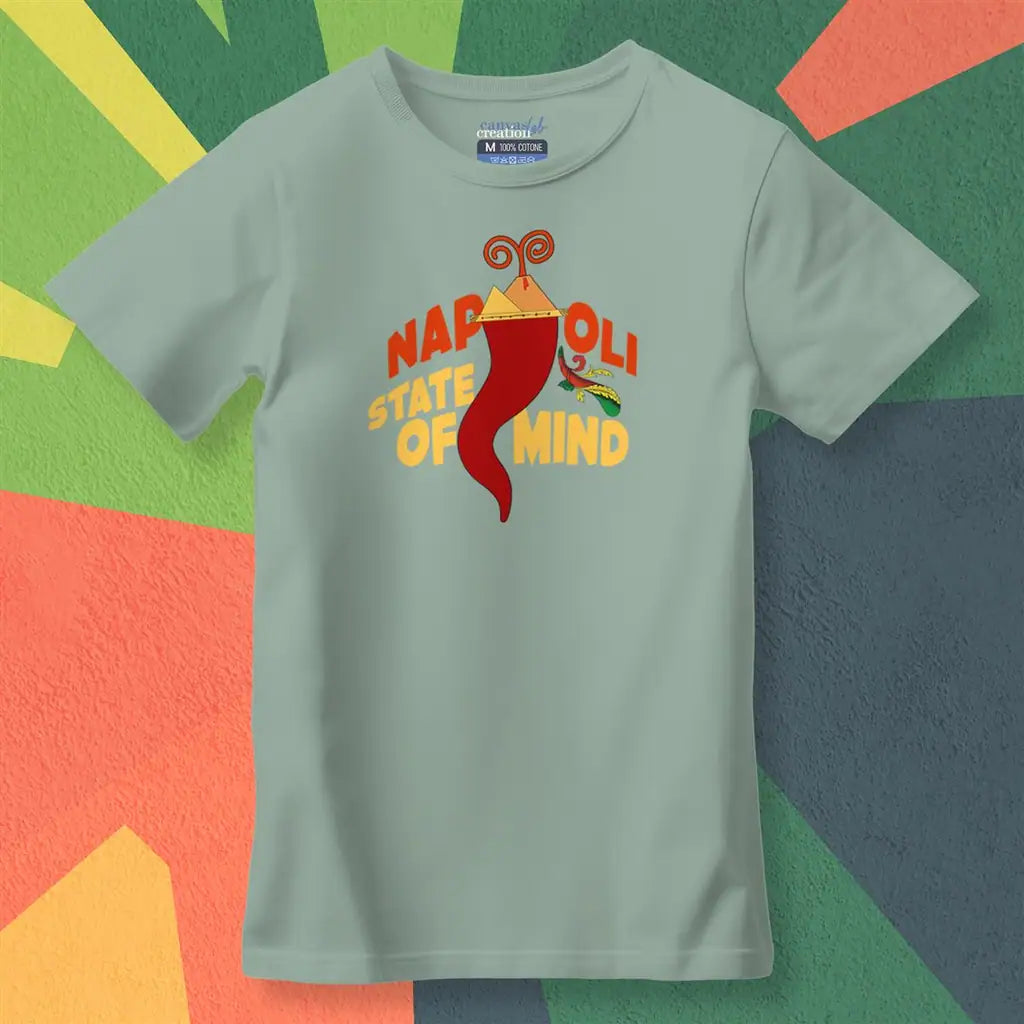 T-shirt Napoli State Of Mind — Verde Chiaro - Mineral